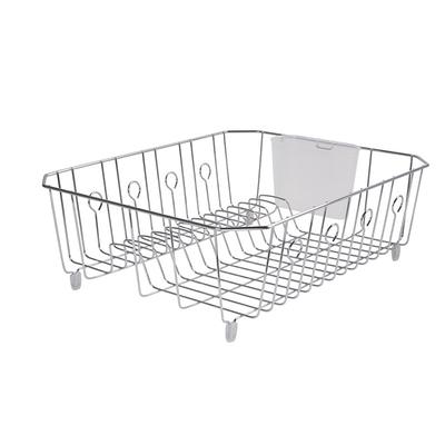 Rubbermaid 17.6 in. L X 13.8 in. W X 5.9 in. H White Steel Dish Drainer -  Ace Hardware