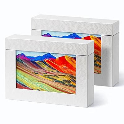 Aiuonenian 5x7 Photo Storage Boxes, Small Photo Storage Box Archival For  Couple Photos, Postcards Box, Cardboard Photo Case For Pictures (2 Pack) -  Yahoo Shopping