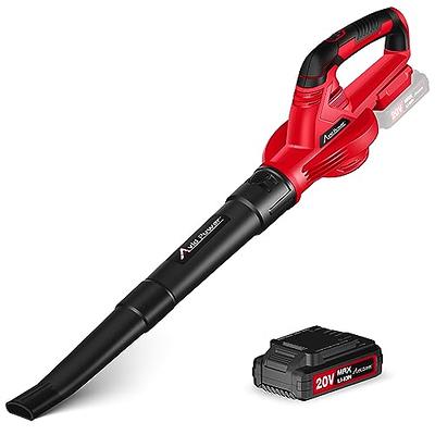 Adedad Cordless Leaf Blower with Battery and Charger 160 MPH Lightweight  Blowers for Lawn Care Battery Powered Leaf Blower 2.0AH Battery - New  Version