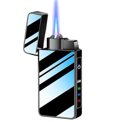 JEOKWMS Torch Lighter, Cool Lighters, Creative Kettles Kitchenware Design, Fillable Adjustable, Butane Lighter, Unique Gifts for Men Candles(No Gas)