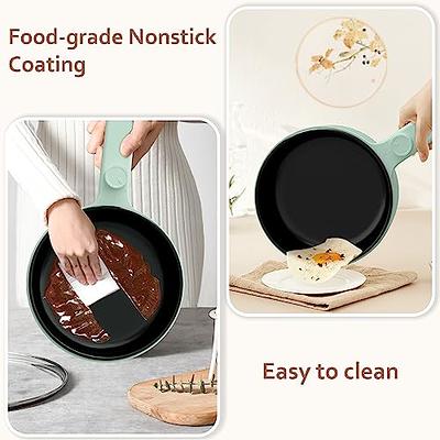 Electric Hot Pot, 1.5L/3L Portable Electric Skillet With Nonstick Coating,  Over Heating And Boil Dry Protection, Multi-Function Electric Cooker For St