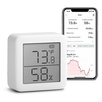 ALMOCN 2PCS Mini Digital Hygrometer Thermometer Indoor Temperature