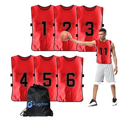 MESOSPERO Blank Basketball Jersey,Men's Mesh Athletic Sports Shirts Black Yellow White Blue Red S-3XL