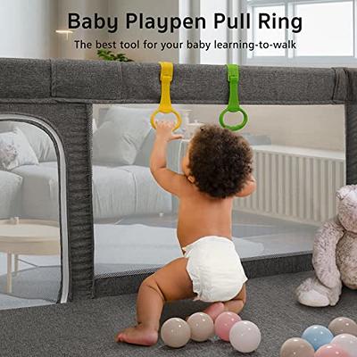 Baby Playpen, 71 x 59 Inches Large Playpen for Babies and Toddlers, Extra  Safe with Anti-Collision Foam Playpens for Babies, Indoor & Outdoor Playard