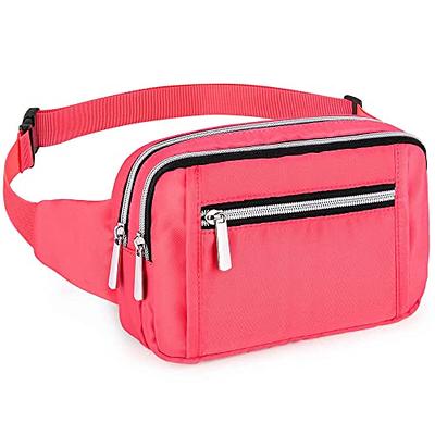 Fanny Pack, Black Belt Bag for Women with Multi-Pockets, Fashion Waist  Packs Plus Size Fanny Packs Crossbody Bags for Women for Disney Travel  Concerts