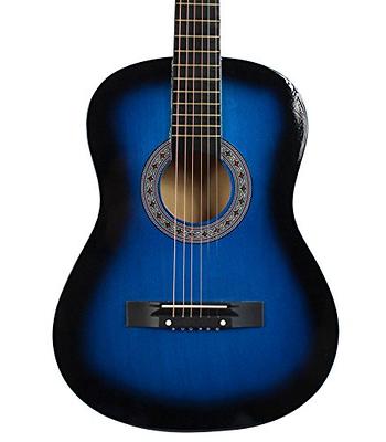 YMC 38 Blue Beginner Acoustic Guitar Starter Package Student