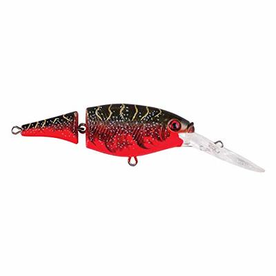 Berkley Flicker Shad Jointed Fishing Lure, Red Tiger, 1/3 oz, 2 3