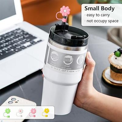 9pcs Straw Cover, Coffee Patterns Straw Cover Cap, Cute Silicone Straw  Cover, Reusable Silicone Straw Protector, Dust & Splash Proof Straw, Straw  Bott