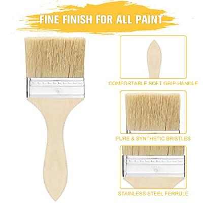 High Grade Bulk Paint Brushes 1 2.5 3 4 Inch Professional Hand Tools Wooden  Handle Paint Brush - China Brush, Hair Brush