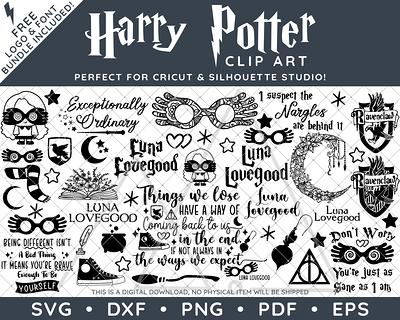 harry potter clip art black and white