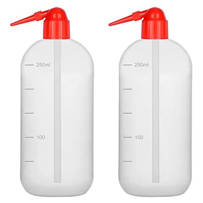 Plastic Lab Reagent Bottle 450ml Sample Sealing Liquid Storage Container  5pcs