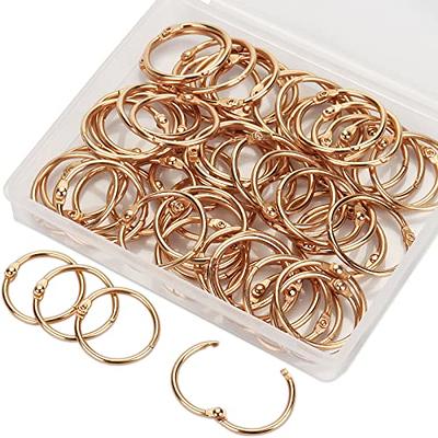 Rose Gold Metal A5 Ring Binder Clips Gold Loose-Leaf Binder File