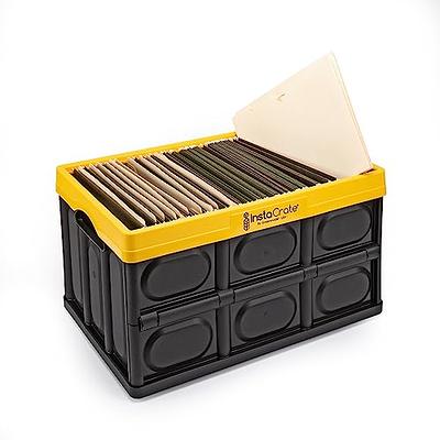 GREENMADE InstaCrate Collapsible and Stackable Storage Crate, 12 Gallon  (MADE IN USA) (3 Pack, Black/Yellow) - Yahoo Shopping