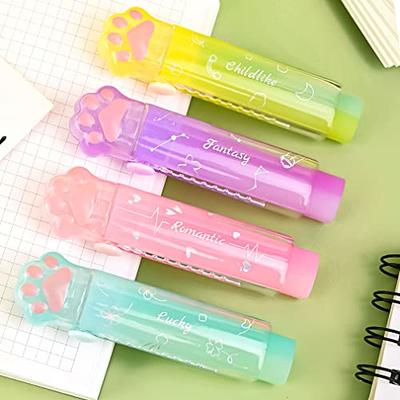 Erasers Retractable Press Pencil Rubber Correction Supplies School  Stationery