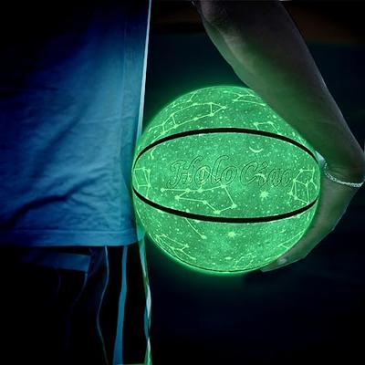 HoloCiao Glow in The Dark Basketball, Cool Street Basketball Ball with  Glowing Luminous Material for Night Game, Basketball Gifts for Boys Girls  Youth - Yahoo Shopping