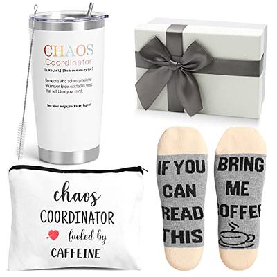 Chaos Coordinator Gifts,20 OZ Insulated Tumbler Birthday Gifts for