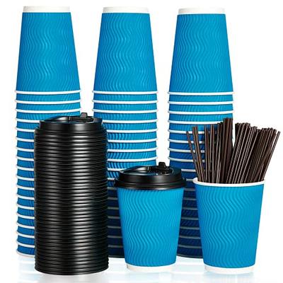 AJARAERA 20 oz glass cups with Lids and Straws,Beer glasses,Drinking glasses,  Iced coffee cup,glass cups of 12