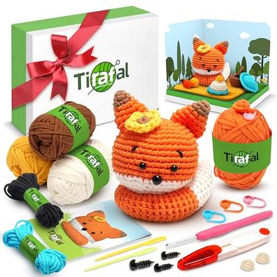 Crochetta Crochet Kit for Beginners, Crochet Starter Kit with Step-by-Step  Video Tutorials, Crochet DIY Knitting Supplies for Adults Kids, Cute Hen  Chicken with Eggs Crocheting Set(40%+ Yarn) - Yahoo Shopping