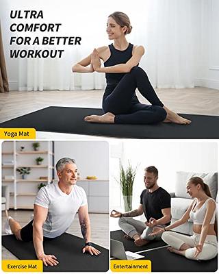 CAMBIVO Yoga Mat for Women and Men, Extra Long and Wide Exercise
