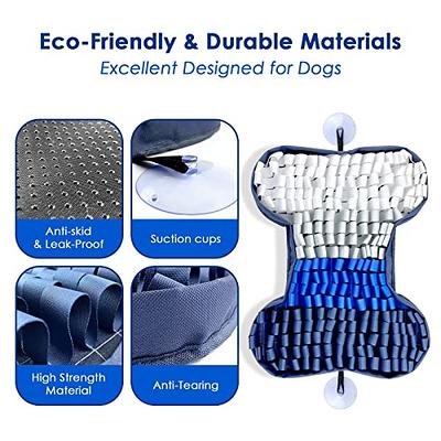 IBEEM Snuffle Mat for Dogs Dog Food mat Interactive Dog Toys Puzzle mat  Gift for Dog Birthday Puppy Dog Anxiety Relief Play mat Game Stress Relief  Dog Puzzle Toys Dog mat 