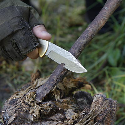 Mossy Oak 2-Piece Hunting Knives Gut Hook Set with Sheath Fixed