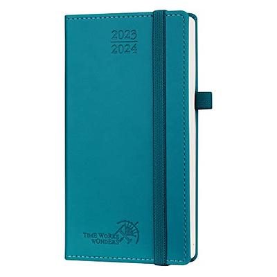 POPRUN Planner 2023-2024 Pocket Size (3.5'' x 6.5'') 17 Months Academic  Calendar (Aug.2023 - Dec.2024), Weekly & Daily Appointment Book for time  Management, Leather Hard Cover - Pacific Green - Yahoo Shopping