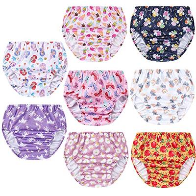  EZ Moms 8 Packs Reusable Toddler Girl Underwear 3T