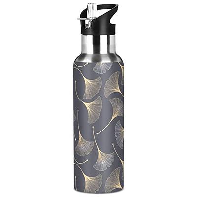 Ginkgo Leaves Leak Free Insulated Bottles with Handle 32 oz Vaccuum Bottle  with Straw Lid Thermal Bottle for Hot & Cold Drinks BAP-Free - Yahoo  Shopping