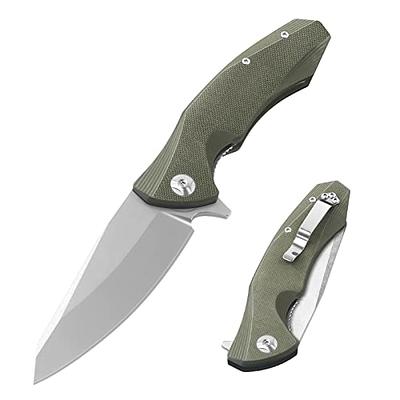 NedFoss Pocket Knife for Men, 4 inch D2 Steel Folding Knife with Clip, G10  Handle, Safety Liner Lock, Sharp Pocket Knives, Survival Knife for Hiking  Camping Gifts for Men - Yahoo Shopping