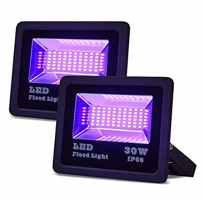 TENDIST Deformable LED Black Light 60W, 2 Pack Blacklight with Plug and  Switch, Black Lighting for Glow Party, Purple Neon Black UV Lamp Bulb  Lightbulb for Halloween Decor, Bedroom, Tapestry, Poster 