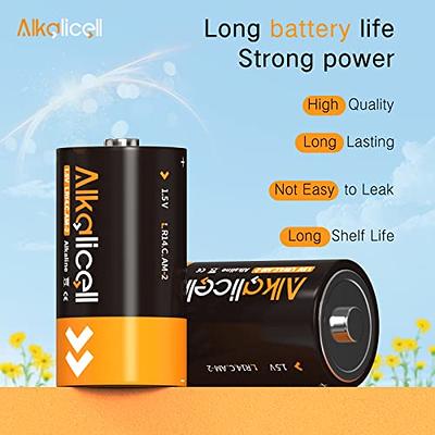 CITYORK Rechargeable D Cells 10000mAh Batteries, 1.2V Ni-MH High Capacity  High Rate D Size Battery (4-Counts)