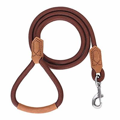 Durable Multi Function 8ft Dog Leash, Genuine Leather Training Leash for  Small, Medium and Large Dogs : : Pet Supplies