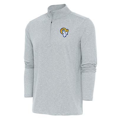 Men's Antigua Heather Navy Los Angeles Chargers Action Lightweight Pullover  Hoodie