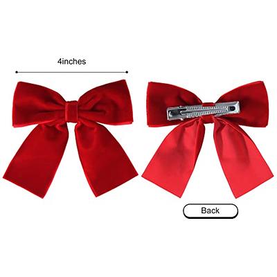 2PCS Silky Satin Hair Bows Hair Clip Black Red Hair Ribbon Ponytail Holder  Accessories Slides Metal Clips Hair Bow for Women Girls Toddlers Teens Kids  - Yahoo Shopping