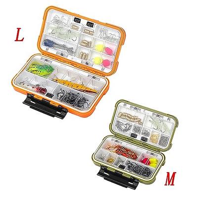 Waterproof Fishing Tackle Box,Double-Sided Bait Lure Box,Fishing