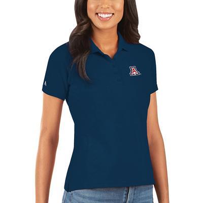 Antigua Apparel / Women's New England Patriots Affluent Navy/White Polo