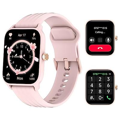 TOOBUR Smart Watch for Women Alexa Built-in, 1.8 IP68 Waterproof Fitness  Watch with Call Function, Heart Rate & Sleep Monitor, 100 Sport Modes