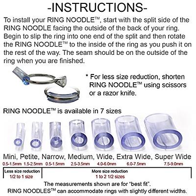 RingSlinky: Ring Size Reducer | Ring Guard | Ring Size Adjuster. Size: 1.5  mm, for rings 1 mm to 2 mm wide.