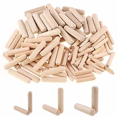 BokWin 400 Pack Wooden Dowel Pins 6mm 8mm 10mm (Approx 1/4 5/16