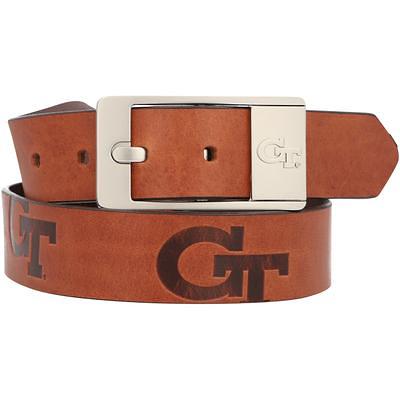 Gray Georgia Tech Yellow Jackets Reversible Leather Belt