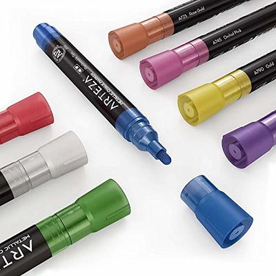 CUHIOY Pastel Chalk Markers for Blackboard, 8 Colour Liquid Dry