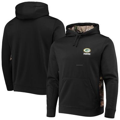 Green Bay Packers New Era Women's Camo Full-Zip Hoodie - Black