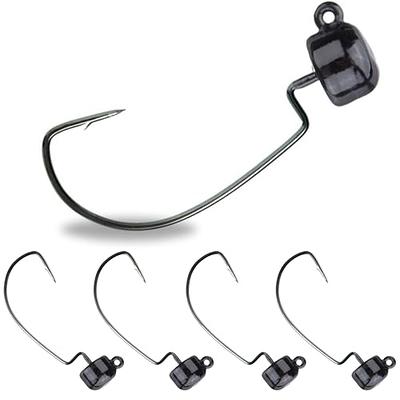 MadBite Ned Rig Jig Hook Kits, Finesse Mushroom Jig Heads for Soft