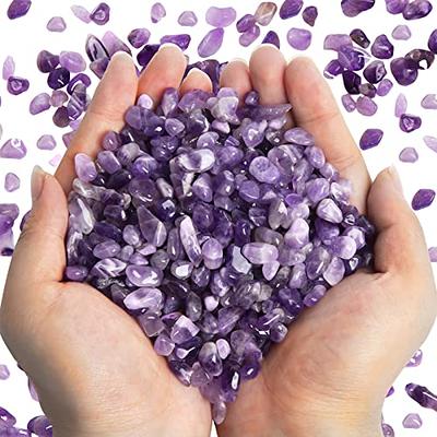  1 Lb Amethyst Crystal Chips Bulk Fish Tank