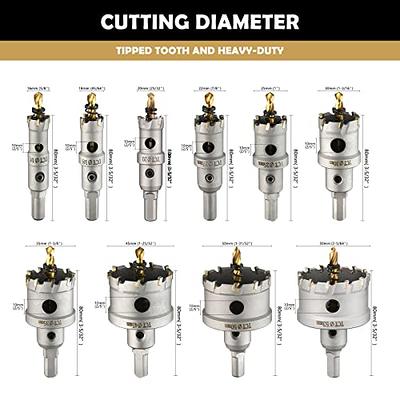 25mm Carbide Tip Tooth Hole Saw, TCT Cutter Drill Bit w Hex Wrench for  Metal Stainless Steel Wood Aluminum (tct 25mm)