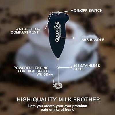 Powerful Milk Frother Handheld Foam Maker for Lattes, Coffee, Cappuccino,  Frappe