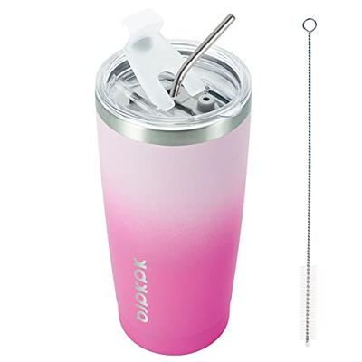 Stanley Quencher H2.0 FlowState Stainless Steel Vacuum Insulated Tumbler  With Lid And Straw For Water, Iced Tea Or Coffee - Stanley Tumbler -  Stanley Tumbler - Stylish Stanley Tumbler - Pink Barbie Citron Dye Tie