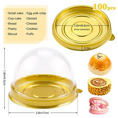 Clear Plastic Cookies Storage Box Biscuits Baking Cake Dessert Food  Container