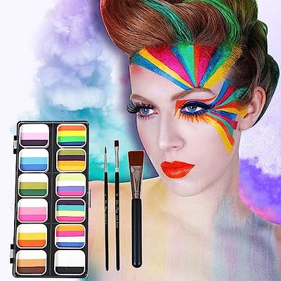 Face Body Paint Palette Kids Adults Professional Facepaint Palette for  Halloween Christmas Stage Performance Holiday Cosmetic - AliExpress