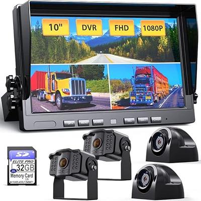  HD 1080P Backup Camera 9 Monitor DVR Kit,4 x IR Night